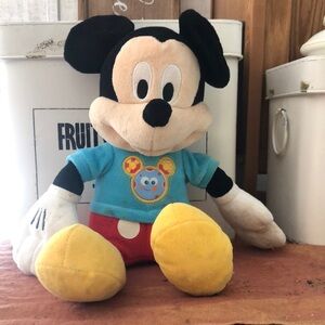 Disney Mickey Mouse Plush Toy - Black,‎ Yellow, Blue